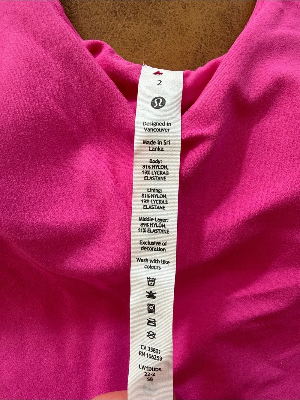 NWT Lululemon Align Tank Top Sz 2 A B Cup Sonic Pink